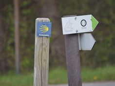 signs for hiking trails