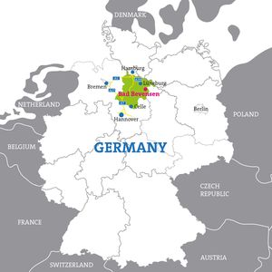 map Germany